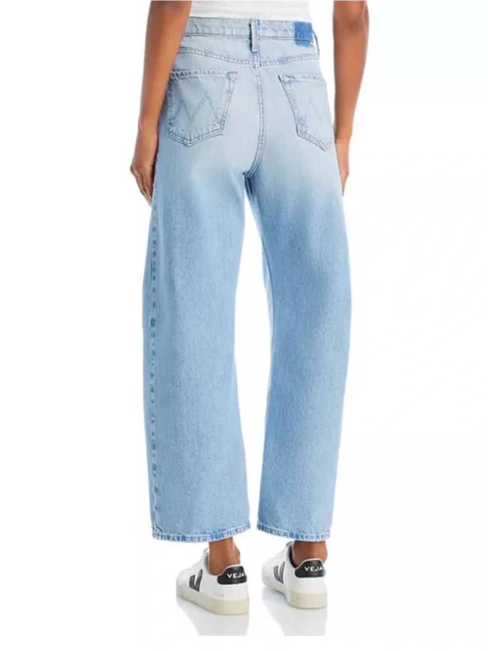 MOTHER The Half Pipe High Rise Ankle Wide Leg Jeans~ This is How I Roll - Picture 2 of 4